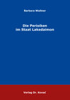 Buchcover Die Perioiken im Staat Lakedaimon