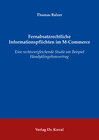 Buchcover Fernabsatzrechtliche Informationspflichten im M-Commerce