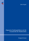 Buchcover Allgemeine Studiengebühren und die Grundrechte der Studierenden