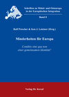 Buchcover Minderheiten für Europa