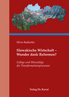 Buchcover Slowakische Wirtschaft - Wunder dank Reformen?
