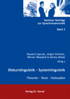 Buchcover Diskurslinguistik - Systemlinguistik