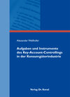 Buchcover Aufgaben und Instrumente des Key-Account-Controllings in der Konsumgüterindustrie