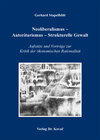 Buchcover Neoliberalismus - Autoritarismus - Strukturelle Gewalt