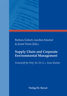 Buchcover Supply Chain and Corporate Environmental Management