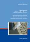 Buchcover Experimente mit lebenden Tieren