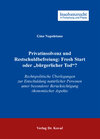 Buchcover Privatinsolvenz und Restschuldbefreiung: Fresh Start oder "bürgerlicher Tod"?