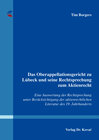 Buchcover Das Oberappellationsgericht zu Lübeck und seine Rechtsprechung zum Aktienrecht