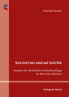 Buchcover Von Gott her und auf Gott hin