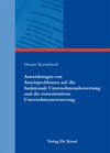 Buchcover Auswirkungen von Anreizproblemen auf die funktionale Unternehmensbewertung und die wertorientierte Unternehmenssteuerung