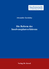 Buchcover Die Reform des Insolvenzplanverfahrens