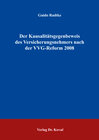 Buchcover Der Kausalitätsgegenbeweis des Versicherungsnehmers nach der VVG-Reform 2008