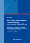 Buchcover Der Country-of-Origin-Effekt: Länderimage und internationale Markenführung