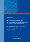 Buchcover Die Kündigungsmöglichkeiten des Darlehensgebers nach Umsetzung der Verbraucherkreditrichtlinie