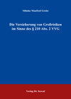 Buchcover Die Versicherung von Großrisiken im Sinne des § 210 Abs. 2 VVG