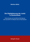 Buchcover Die Digitalisierung der Justiz in Deutschland