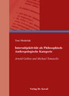 Buchcover Intersubjektivität als Philosophisch-Anthropologische Kategorie