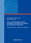 Buchcover Lernen nachhaltig fördern Band 4: Grundlagen und Förderung im Bereich der sprachlichen Entwicklung