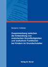 Buchcover Zusammenhang zwischen der Entwicklung von motorischen Grundfertigkeiten und exekutiven Funktionen bei Kindern im Grundsc