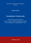 Buchcover Europäisches Urheberrecht