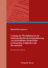 Buchcover Leistung der Wortbildung bei der kulturspezifischen Konzeptualisierung von menschlichen Körperteilen im Deutschen, Engli