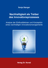 Buchcover Nachhaltigkeit als Treiber des Innovationsprozesses