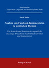 Buchcover Analyse von Facebook-Kommentaren zu politischen Themen