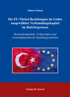 Buchcover Die EU-Türkei-Beziehungen im Lichte ausgewählter Verhandlungskapitel im Beitrittsprozess