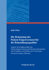 Buchcover Die Bedeutung des Patient Empowerment für die Behandlungsqualität