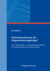 Buchcover Schulabsentismus als Stigmatisierungsfolge?