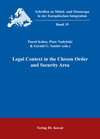 Buchcover Legal Context in the Chosen Order and Security Area