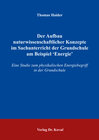 Buchcover Der Aufbau naturwissenschaftlicher Konzepte im Sachunterricht der Grundschule am Beispiel ‘Energie’