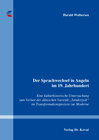 Buchcover Der Sprachwechsel in Angeln im 19. Jahrhundert