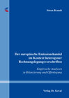 Buchcover Der europäische Emissionshandel im Kontext heterogener Rechnungslegungsvorschriften