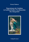 Buchcover Figurationen der Galathea in Gottfried Kellers Novellenzyklus „Das Sinngedicht“