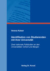 Buchcover Identifikation von Studierenden mit ihrer Universität