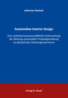 Buchcover Automotive Interior Design