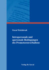 Buchcover Intrapersonale und apersonale Bedingungen des Promotorenverhaltens