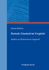 Buchcover Deutsch–Litauisch im Vergleich