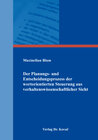 Buchcover Der Planungs- und Entscheidungsprozess der wertorientierten Steuerung aus verhaltenswissenschaftlicher Sicht