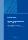 Buchcover Die duale Rundfunkordnung in Deutschland