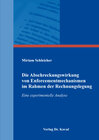Buchcover Die Abschreckungswirkung von Enforcementmechanismen im Rahmen der Rechnungslegung