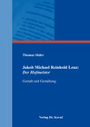 Buchcover Jakob Michael Reinhold Lenz: Der Hofmeister