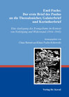Buchcover Emil Fuchs: Der erste Brief des Paulus an die Thessalonicher, Galaterbrief und Korintherbrief