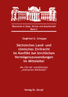 Buchcover Sächsisches Land- und römisches Zivilrecht im Konflikt bei kirchlichen Vermögenszuwendungen im Mittelalter