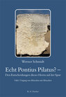 Buchcover Echt Pontius Pilatus? – Den Entscheidungen dieses Herrn auf der Spur