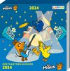 Buchcover Der Kalender mit der Maus - Postkartenkalender 2024