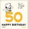 Buchcover Peanuts Geschenkbuch: Happy Birthday zum 50. Geburtstag