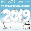 Buchcover Nichtlustig Postkartenkalender 2019