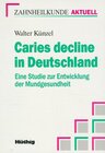 Buchcover Caries decline in Deutschland